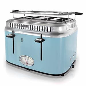 Remington TR9250BLR Retro Style Toaster, 4-Slice, Blue for $125 Remington TR9250BLR Retro Style Toaster, 4-Slice, Blue for $125