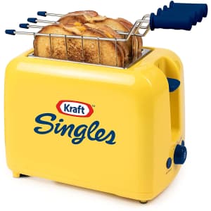 Nostalgia Kraft Singles Grilled Cheese & Stuffed Sandwich Toaster for $40