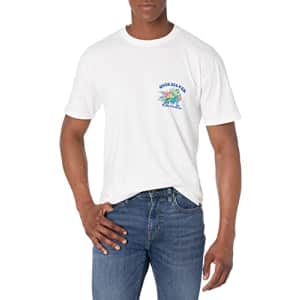 Quiksilver Men's Birds of Cray Short Sleeve Tee Shirt, White, Medium for $11