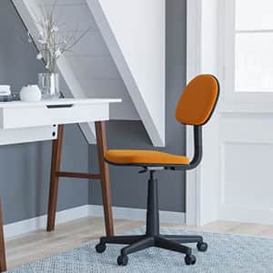 Flash Furniture Low Back Swivel Task Office Chair - Adjustable Light Orange Student Chair with for $68