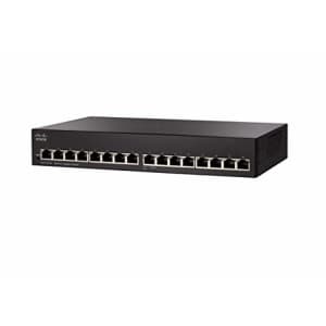 Cisco SG110-16 Desktop Switch with 16 Gigabit Ethernet (GbE) Ports, Limited Lifetime Protection for $141 Cisco SG110-16 Desktop Switch with 16 Gigabit Ethernet (GbE) Ports, Limited Lifetime Protection for $141