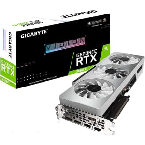 Gigabyte GeForce RTX 3080 Ti Vision OC 12GB 384-bit GDDR6X Graphics Card for $1,100
