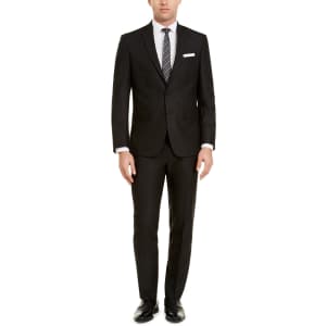 Van Heusen Men's Flex Plain Slim Fit Suit for $80 Van Heusen Men's Flex Plain Slim Fit Suit for $80