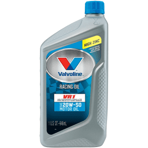 Valvoline VR1 Racing SAE 20W-50 Motor Oil 1-Quart Bottle 6-Pack for $20 Valvoline VR1 Racing SAE 20W-50 Motor Oil 1-Quart Bottle 6-Pack for $20