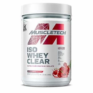 Whey Protein Powder | MuscleTech Clear Whey Protein Isolate | Whey Isolate Protein Powder for Women for $25