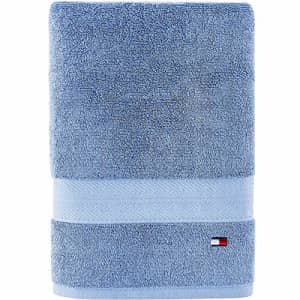 Tommy Hilfiger Modern American Bath Towel, 30 x 54 inch, Mist Blue for $18 Tommy Hilfiger Modern American Bath Towel, 30 x 54 inch, Mist Blue for $18