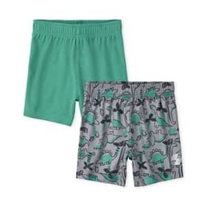 The Children's Place Toddler Boys Basic Shorts Multipacks for $8