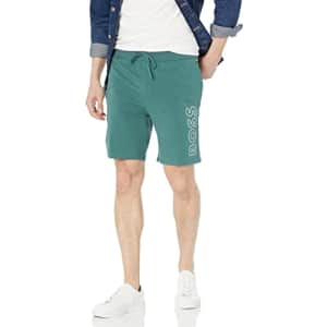 Hugo Boss BOSS Men's Identity Lounge Shorts, Open Green, XL for $27