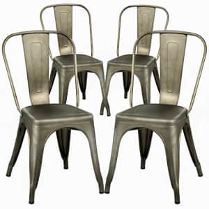 FDW Dining Chairs Set of 4 Metal Chairs Patio Chair Dining Room Kitchen Chair 18 Inches Seat Height for $230 FDW Dining Chairs Set of 4 Metal Chairs Patio Chair Dining Room Kitchen Chair 18 Inches Seat Height for $230