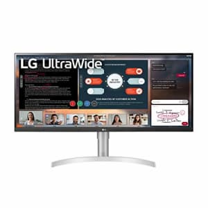 LG 34WN650-W 34-Inch 21:9 UltraWide Full HD (2560 x 1080) IPS Display with VESA DisplayHDR 400 and for $300