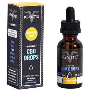 Ignite Ignite 1,000mg Platinum CBD Oil Drops for $16 Ignite Ignite 1,000mg Platinum CBD Oil Drops for $16