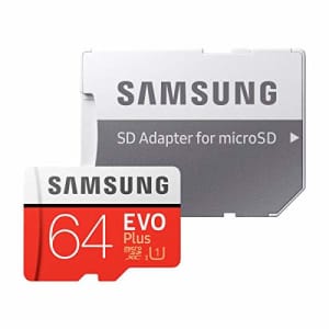 Samsung Evo Plus 128GB MicroSD XC Class 10 UHS-1 80mb/s Mobile Memory Card 128G MB-MC128DA with for $59
