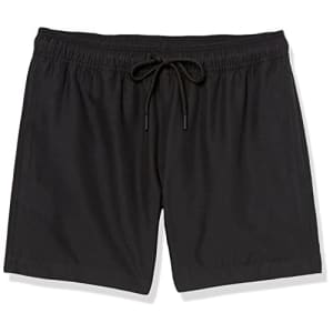 Amazon Essentials Men's 32 Board Shorts, Black, 32 for $7