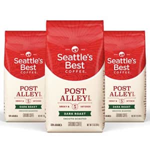 Seattle's Best Coffee Post Alley Blend Dark Roast Ground Coffee 3 Pack, Three 12 Ounce (Pack of 3) for $23