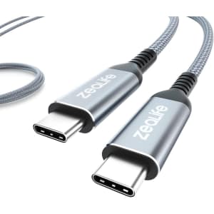 ZeaLife 6.6-Foot USB-C to USB-C Cable for $19 ZeaLife 6.6-Foot USB-C to USB-C Cable for $19
