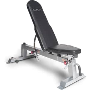 Cap Barbell Deluxe Utility Weight Bench for $117
