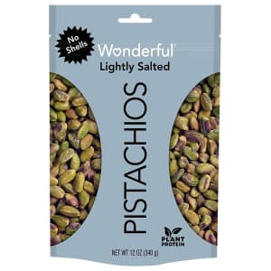 Wonderful Pistachios 6-oz. Lightly Salted Shelled Pistachios for $3.74 via Sub & Save