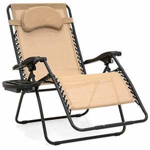 Best Choice Products Oversized Zero Gravity Chair, Folding Outdoor Patio Lounge Recliner w/Cup for $80 Best Choice Products Oversized Zero Gravity Chair, Folding Outdoor Patio Lounge Recliner w/Cup for $80