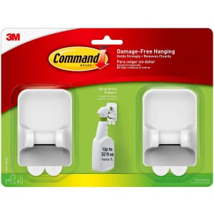 Command Spray Bottle Hanger 2-Pack for $6 Command Spray Bottle Hanger 2-Pack for $6