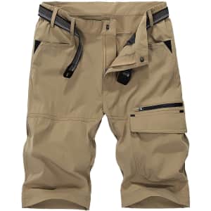 Vcansion Men's Quick-Dry Hiking Shorts for $15