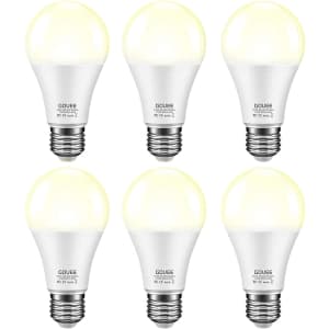 Govee 7W Dusk to Dawn LED Light Bulb 6-Pack for $22 Govee 7W Dusk to Dawn LED Light Bulb 6-Pack for $22
