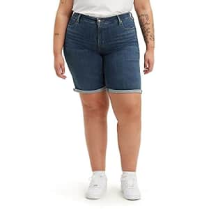 Levi's Women's Plus-size Shaping Bermuda Shorts, -Maui Dive Splash, 44 (US 24) for $27 Levi's Women's Plus-size Shaping Bermuda Shorts, -Maui Dive Splash, 44 (US 24) for $27