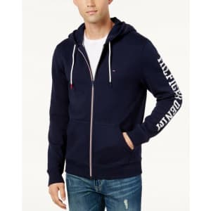 Tommy Hilfiger Men's Brooks Dash Logo Zip Hoodie for $41 Tommy Hilfiger Men's Brooks Dash Logo Zip Hoodie for $41