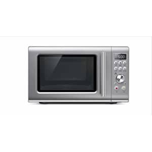 Breville BMO650SIL Compact Wave Soft Close Countertop Microwave Oven, Silver for $210
