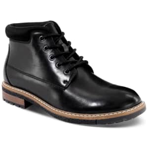 Alfani Men's Gordon Leather Chukka Boots for $24 Alfani Men's Gordon Leather Chukka Boots for $24