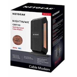 NETGEAR Nighthawk Multi-Gig Speed Cable Modem DOCSIS 3.1 for XFINITY by Comcast, Spectrum and Cox. for $144