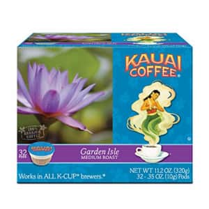 Kauai Coffee Single-Serve Pods, Garden Isle Medium Roast Arabica Coffee, Grown, Harvested and for $38 Kauai Coffee Single-Serve Pods, Garden Isle Medium Roast Arabica Coffee, Grown, Harvested and for $38