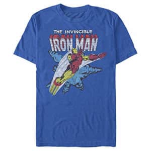 Marvel Men's T-Shirt, Royal, xx-Large for $13