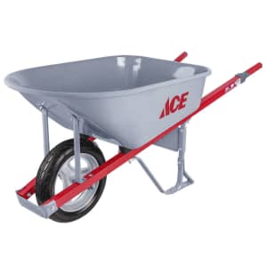 Ace 6-Cu. Ft. Steel Contractor Wheelbarrow for $100