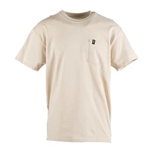Browning Men's Pocket Tee, Workwear Classic T-Shirt, Sand, Large for $15