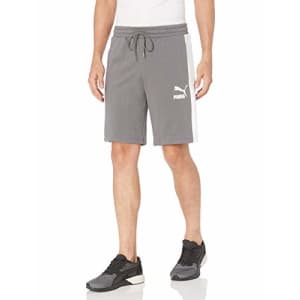 PUMA Men's Iconic T7 Shorts 10", Castlerock, XL for $23