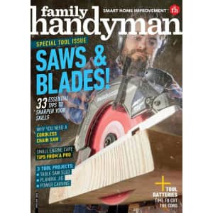 Family Handyman Magazine Subscription: $7.95 per year
