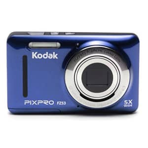 Kodak FZ53-BL Point and Shoot Digital Camera with 2.7" LCD, Blue for $114