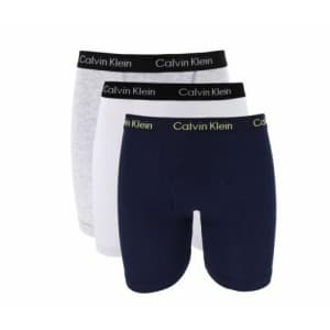 Calvin Klein Men's Cotton Boxer Briefs 3-Pack for $19 Calvin Klein Men's Cotton Boxer Briefs 3-Pack for $19