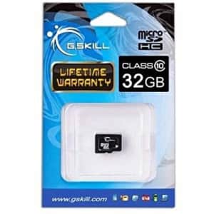 G.Skill FF-TSDG32GN-C10 32GB Class 10 32GB microSDHC memory card for $10 G.Skill FF-TSDG32GN-C10 32GB Class 10 32GB microSDHC memory card for $10
