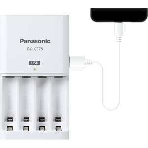Panasonic eneloop Battery Charger w/ USB Port for $19