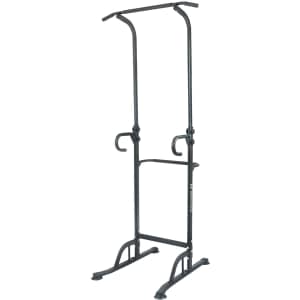 Body Tech Power Tower Dip Station Pull Up Bar for $58