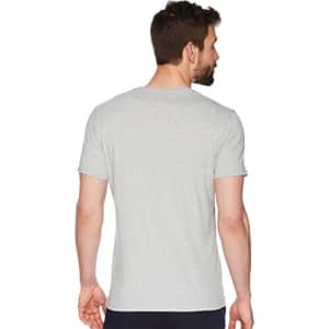 Tommy Hilfiger Tommy Jeans Men's Logo T-Shirt with Short Sleeves, light grey heather, Small for $15