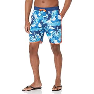 LRG Lifted Research Group Men's Fleece Sweat Shorts, Blue Camo, S for $55