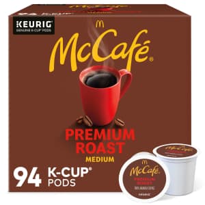 McCafé Coffee Premium Roast Coffee K-Cup 94-Pack for $35 for members McCafé Coffee Premium Roast Coffee K-Cup 94-Pack for $35 for members