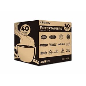 Keurig Entertainers' Collection Variety Pack, Single-Serve Coffee K-Cup Pods Sampler, 40 Count for $26 Keurig Entertainers' Collection Variety Pack, Single-Serve Coffee K-Cup Pods Sampler, 40 Count for $26