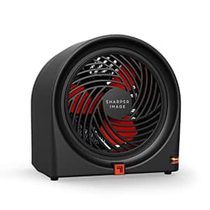 Sharper Image RADIUS 5H Personal Space Heater, Black for $23
