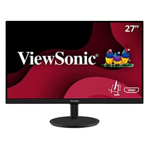 ViewSonic VA2747-MHJ 27 Inch Full HD 1080p Monitor with Advanced Ergonomics, Ultra-Thin Bezel, for $160