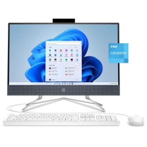 HP Celeron Comet Lake 21.5" All-in-One Desktop for $429