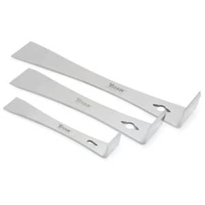Titan 17007 3-Piece Stainless Steel Pry Bar Scraper Set for $20 Titan 17007 3-Piece Stainless Steel Pry Bar Scraper Set for $20
