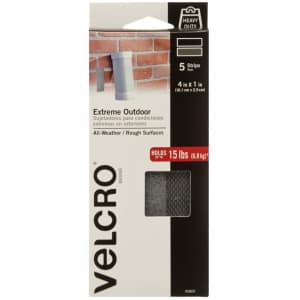 Velcro Brand Extreme Outdoor Fastener 5-Pack for $4 Velcro Brand Extreme Outdoor Fastener 5-Pack for $4